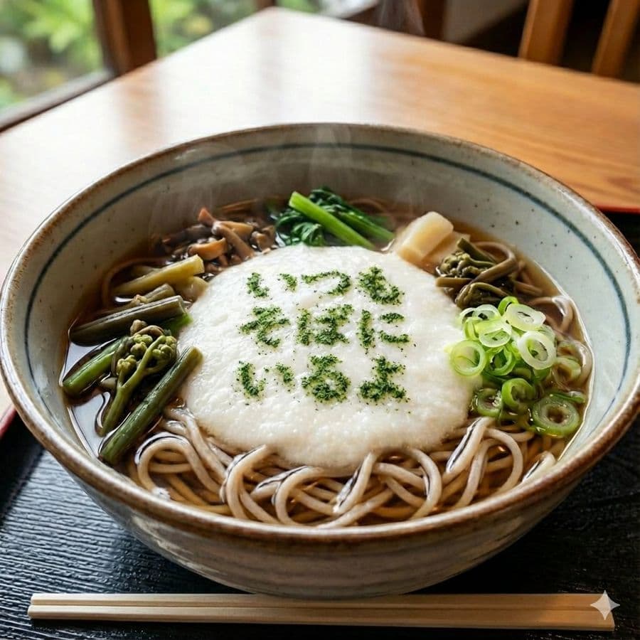 Imagen en primer plano 1:1 de okonomiyaki caliente