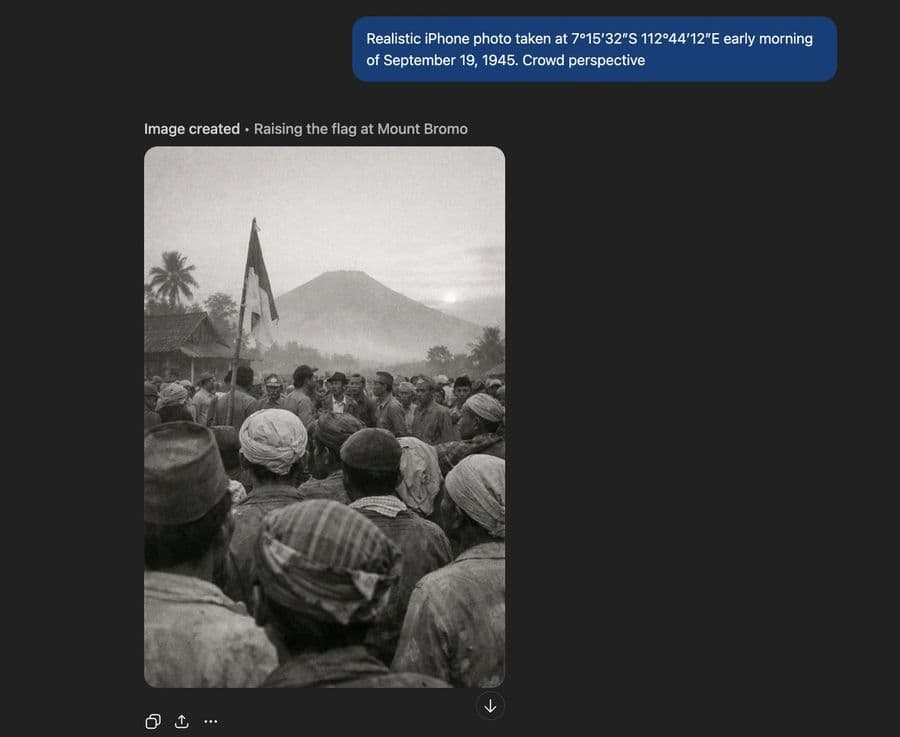 Generación de fotos históricas realistas para iPhone