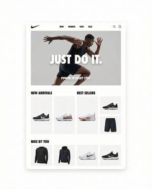 為 Nike 設計 Apple 風格的網站 - 1