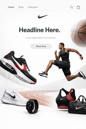 為 Nike 設計 Apple 風格的網站 - 2