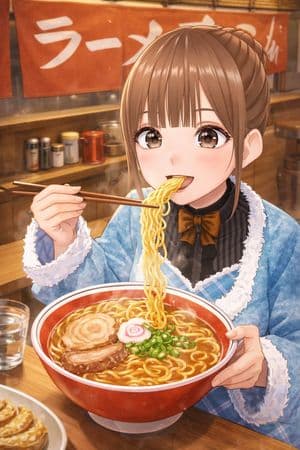 角色吃拉麵 - 1