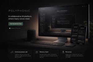 Polyphonic 的現代登陸頁面設計 - 3
