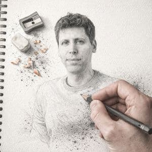 超精细 3D 石墨铅笔素描生成