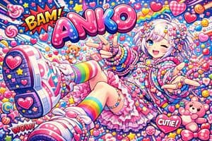 Aniko 的原宿 Decora 普普藝術海報 - 2