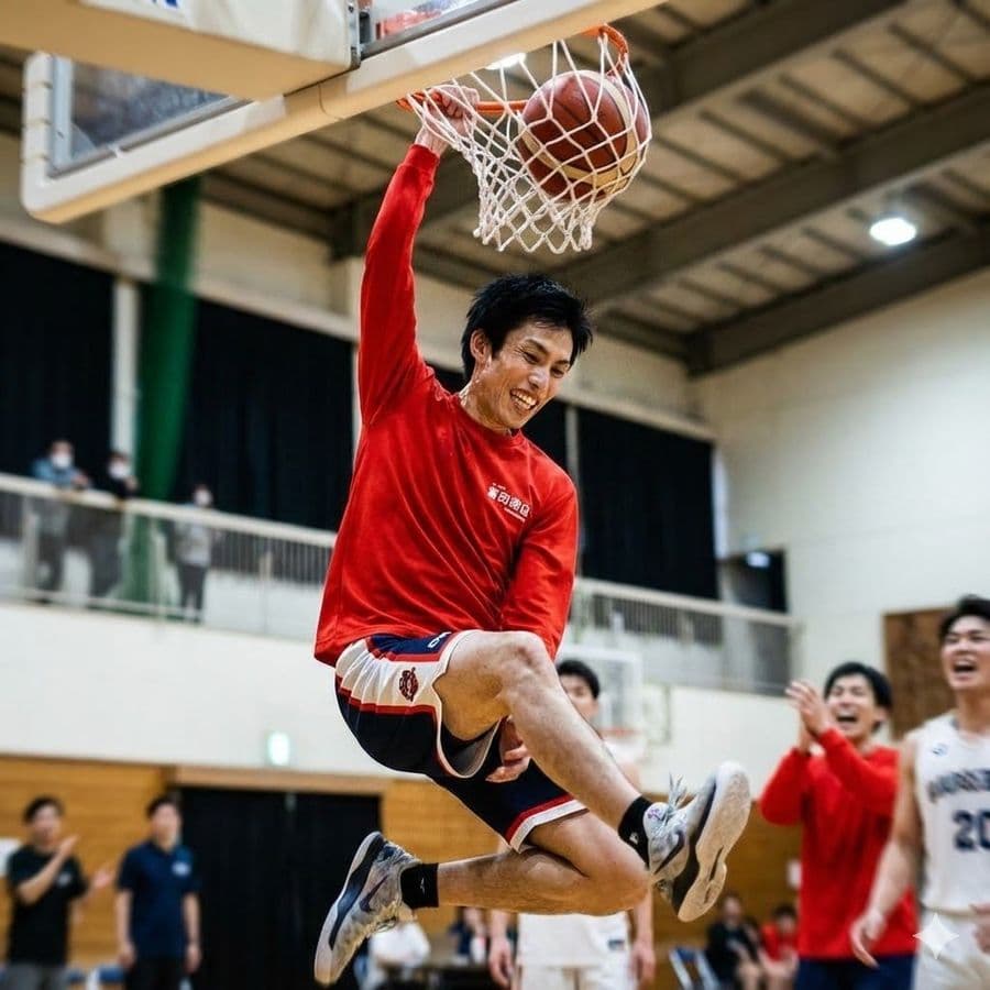 動態籃球灌籃照片