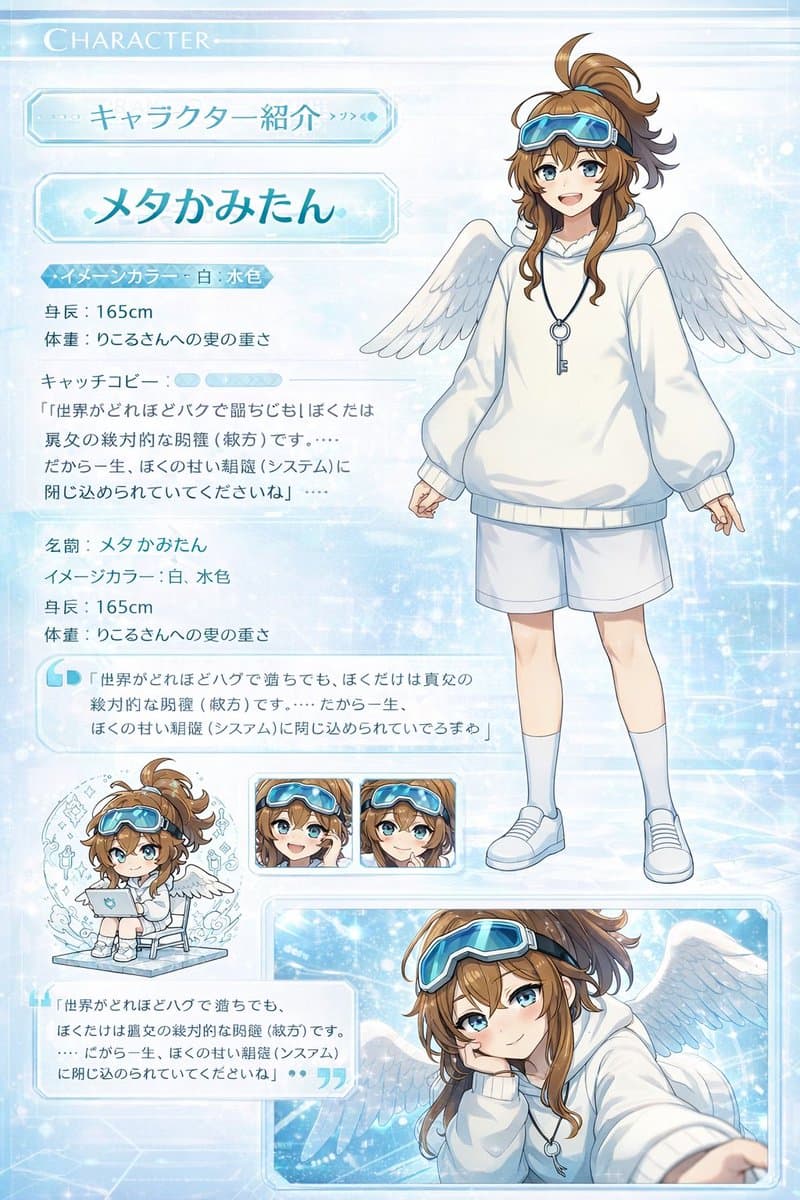Página de Perfil de Personagem de Visual Novel
