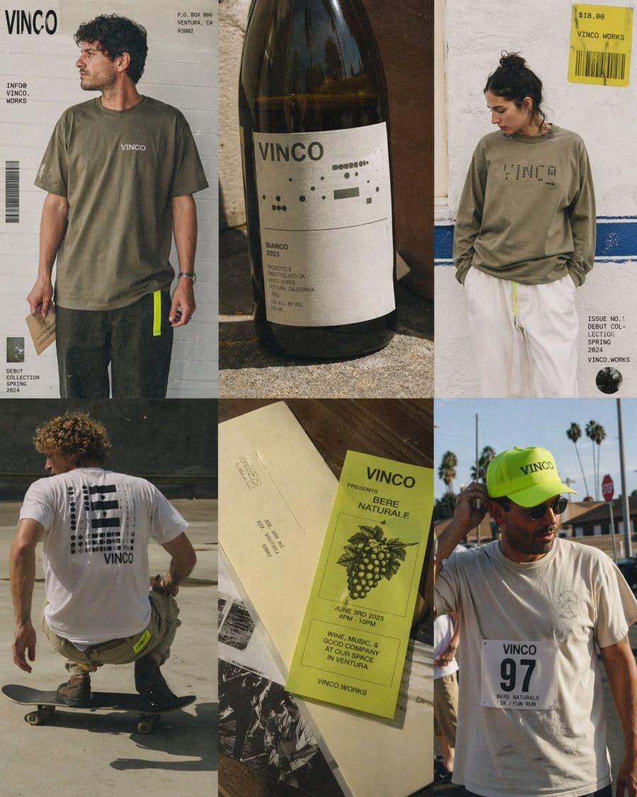 VINCO Editorial Moodboard Screenshot