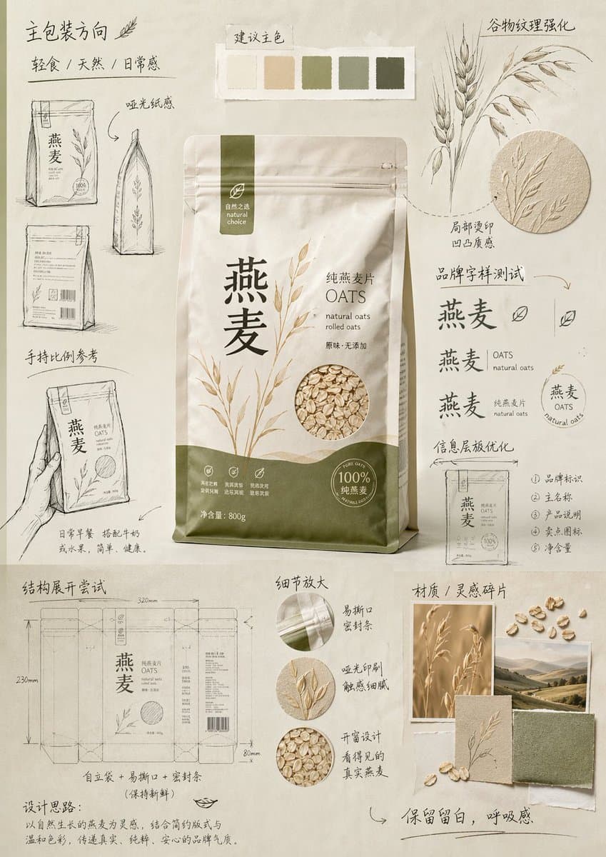 Packaging Design Proposal Board Prompt