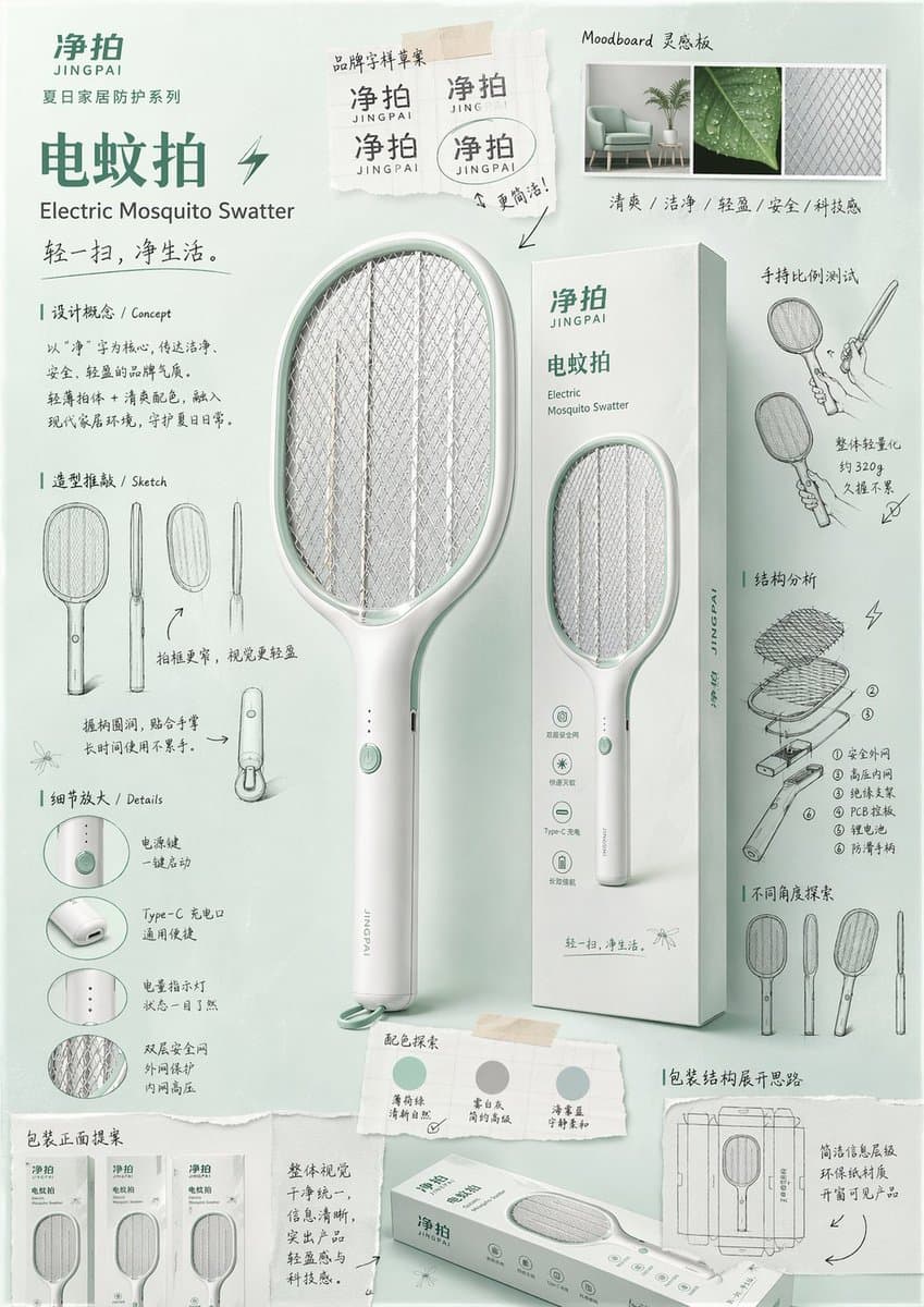 Packaging Design Proposal Board Prompt