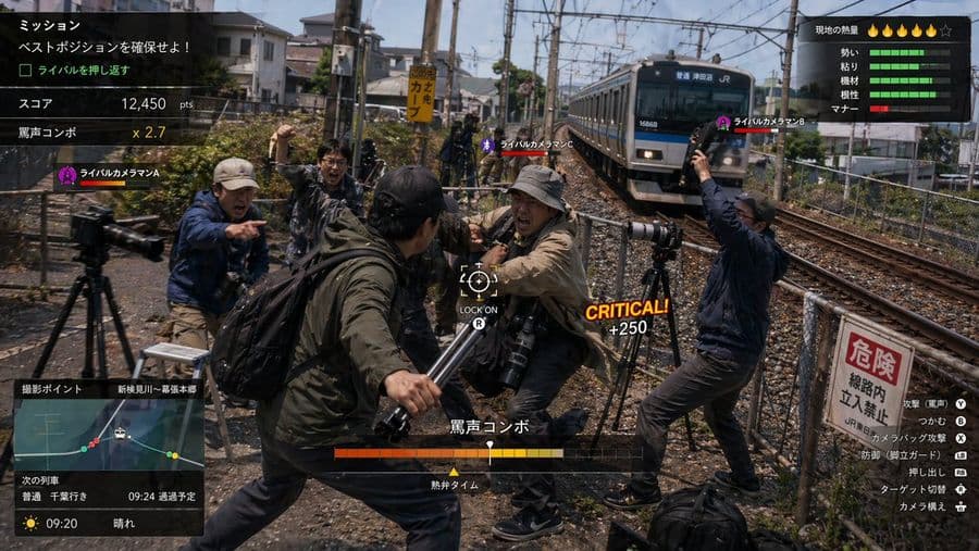 Train Photography Game Simulation