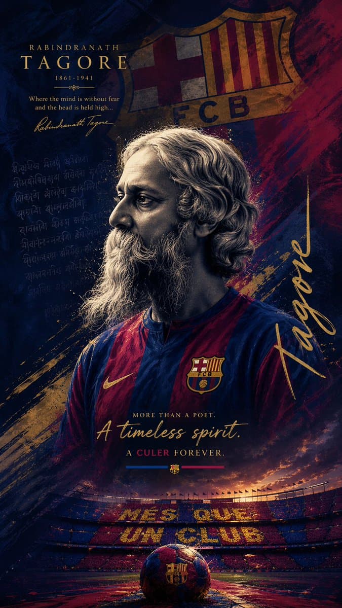 Póster épico de legado del FC Barcelona