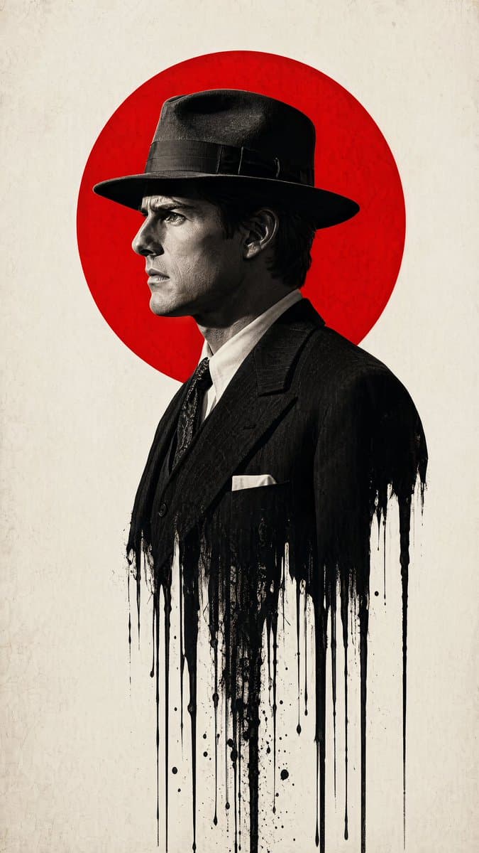 ミニマリストなフィルム・ノワール風ポスター