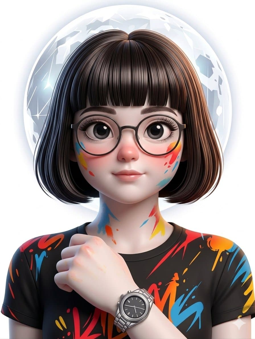 Portrait Pop Art vectoriel