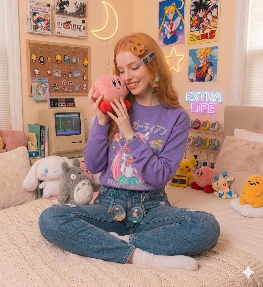 Estetica per una camera da letto in stile Retro Gaming