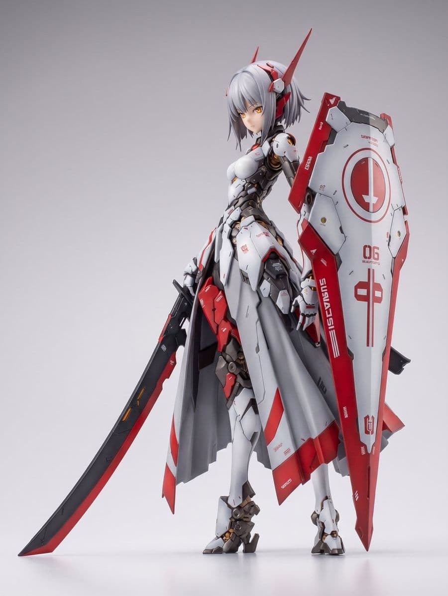 Estilo de kit de modelo de chica mecha caballero