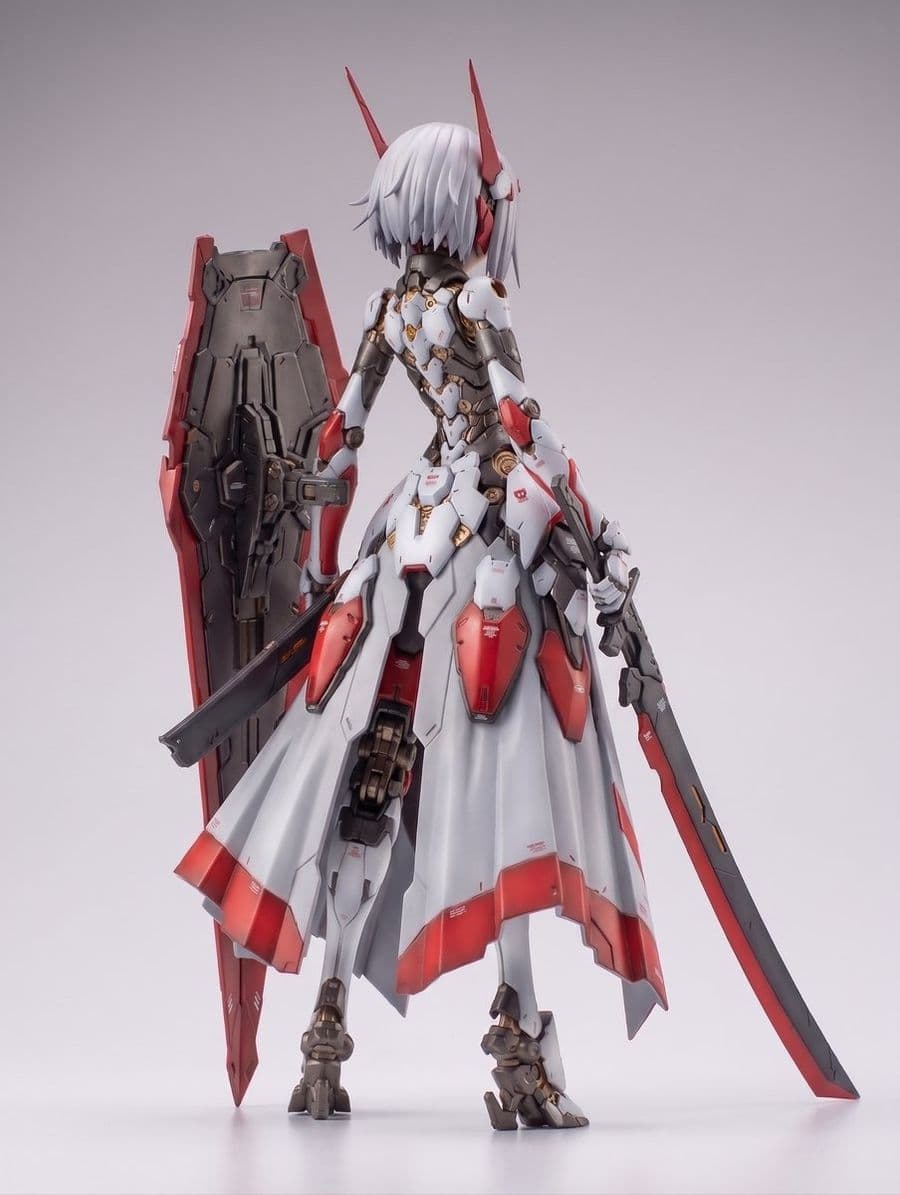 Estilo de kit de modelo de chica mecha caballero