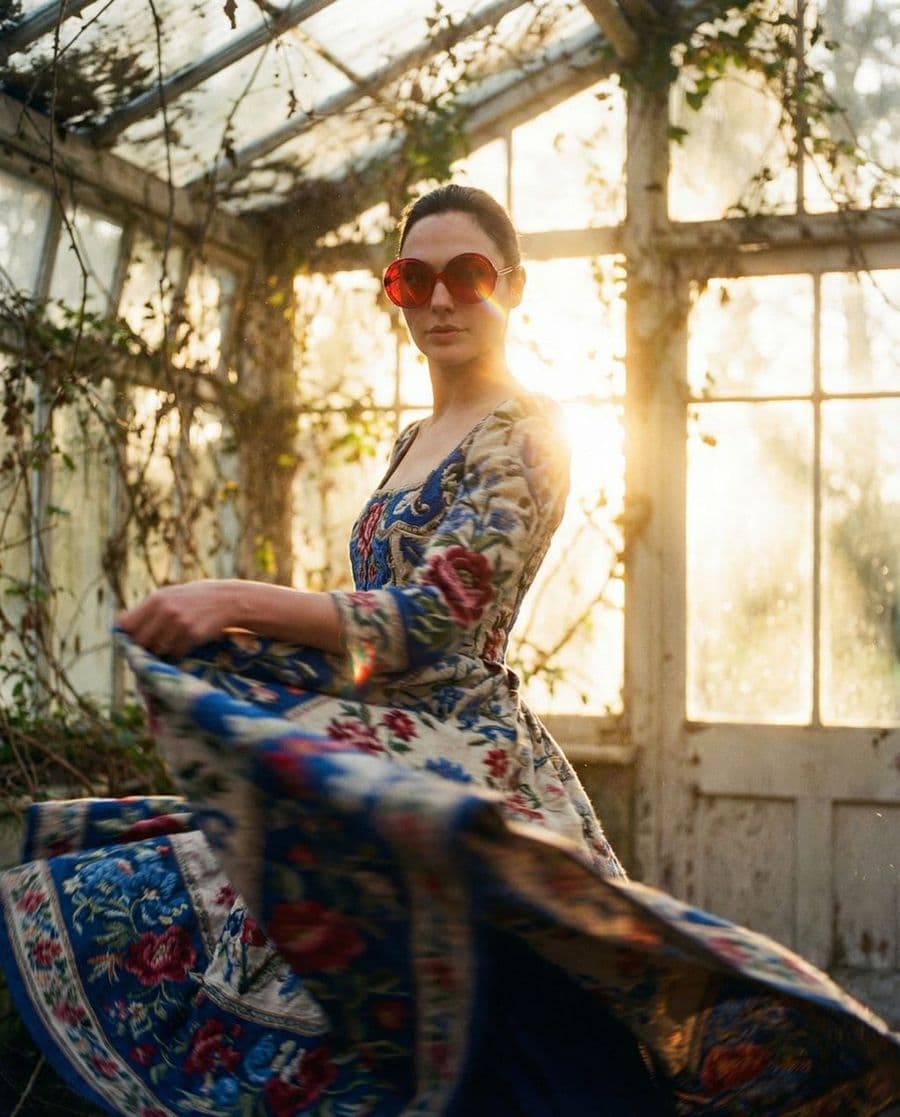 Colisão de Moda Floral Cinética