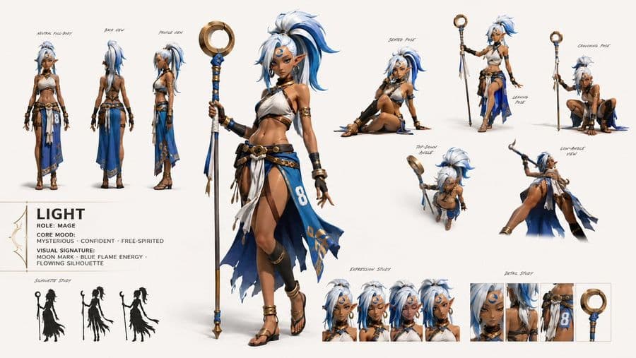 GPT Image 2 Fantasy Forest Ritual Storyboard