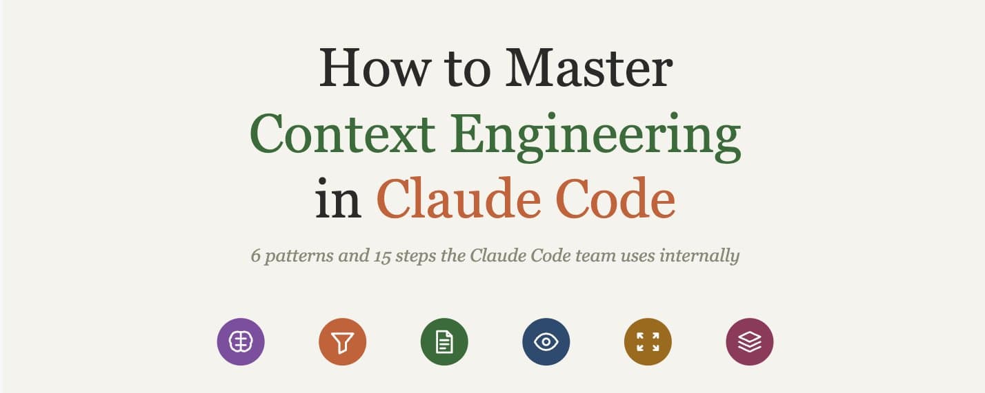 Como dominar a Engenharia de Contexto no Claude Code: 5 padrões e 13 passos usados pelos engenheiros da Anthropic