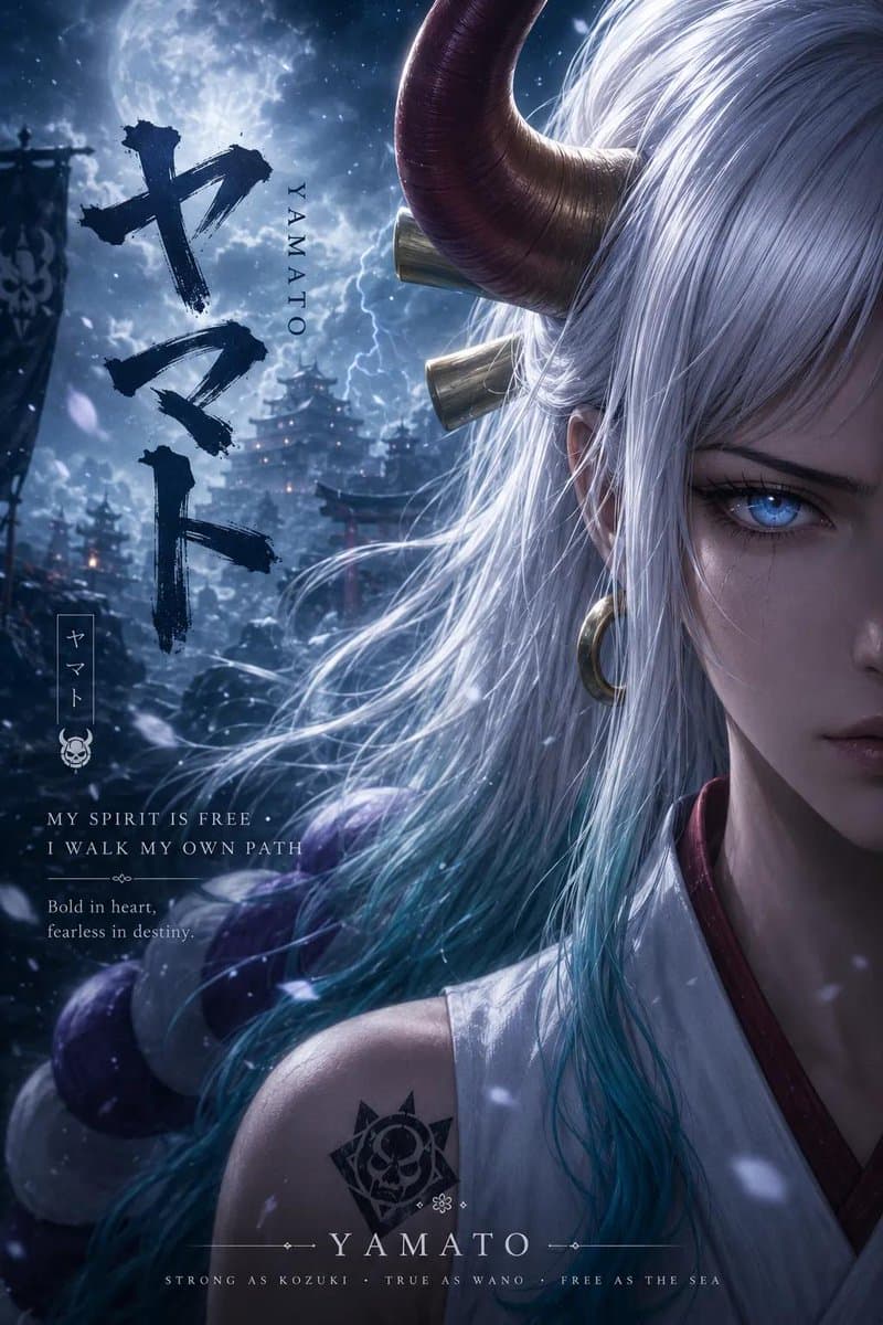 Anime Adventure Character Poster Design