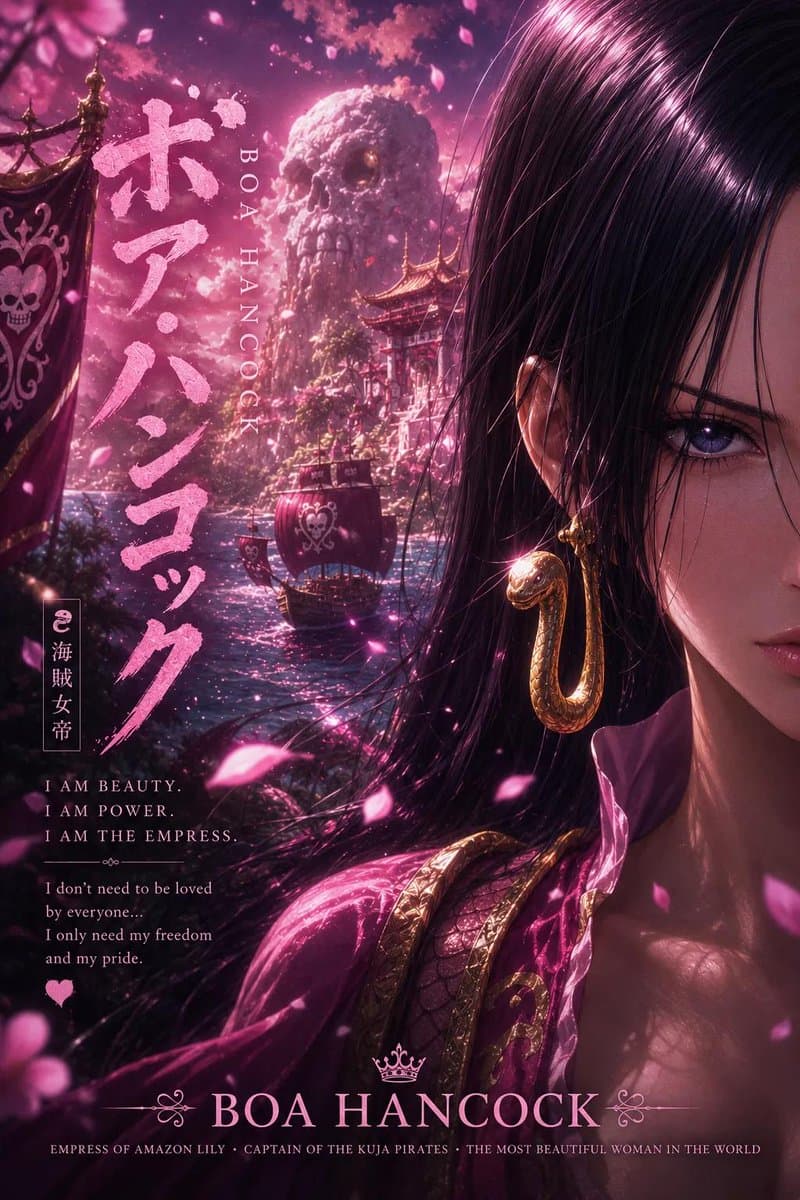 Anime Adventure Character Poster Design