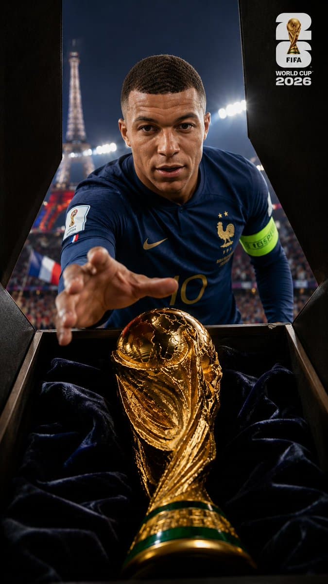 World Cup Trophy Reveal Perspective