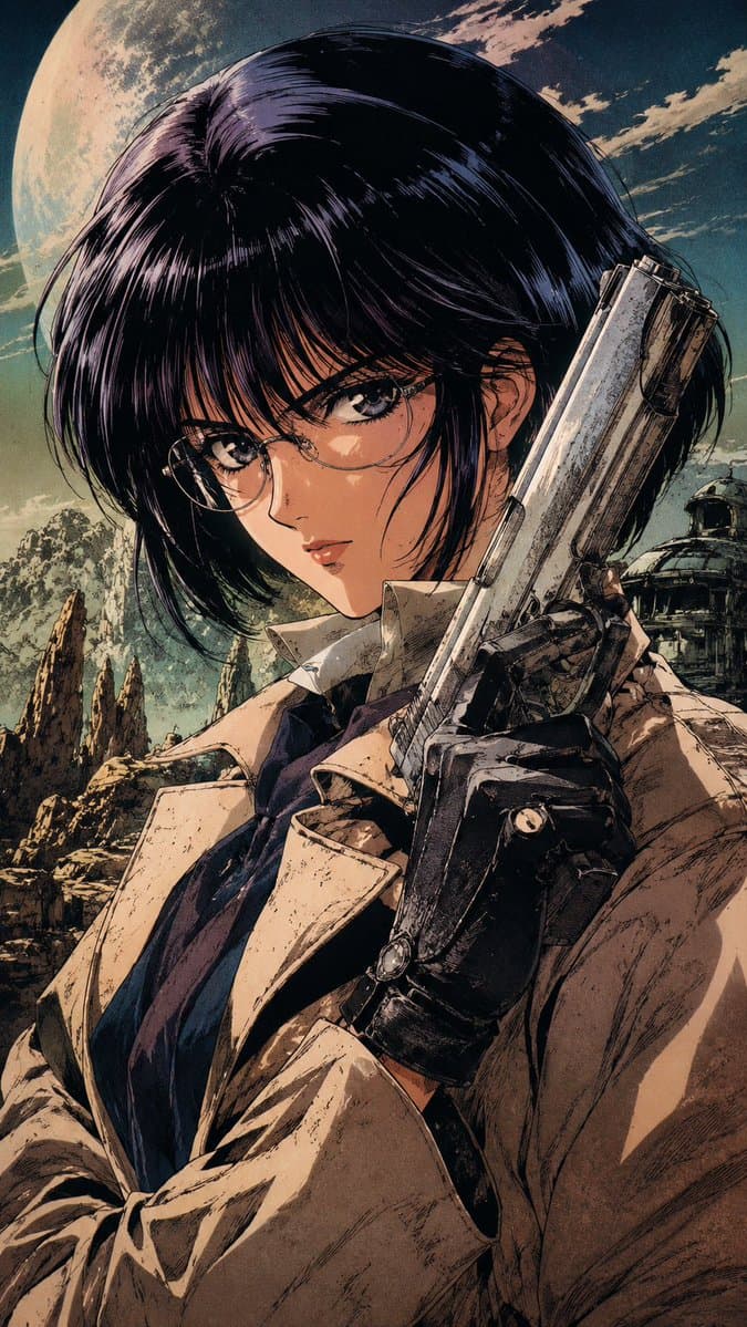 Fondo de pantalla de anime japonés retro