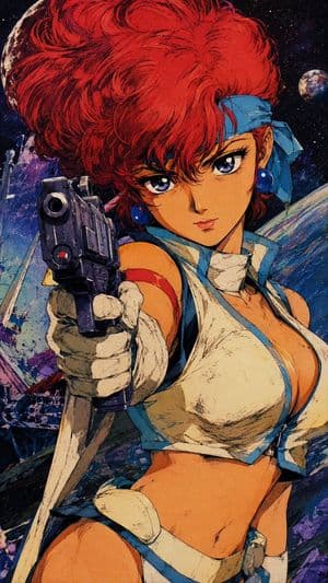 Retro Japanese Anime Wallpaper - 1