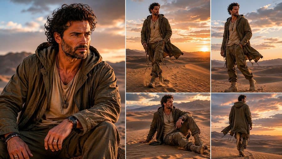 Desert Wanderer Photo Collage