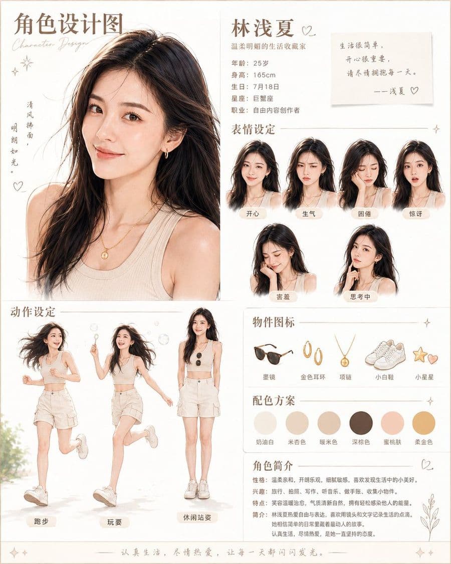 โปสเตอร์ดีไซน์ตัวละครสไตล์อบอุ่น