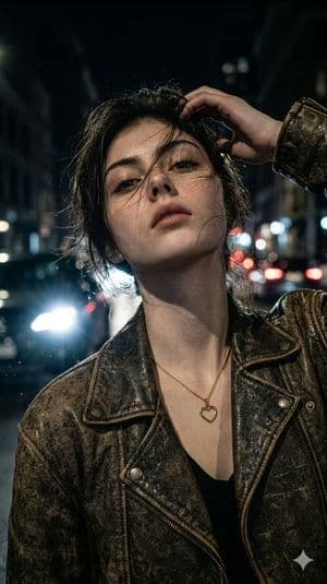 Cinematic Urban Night Portrait - 2