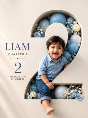 Luxury 3D Birthday Poster - 2