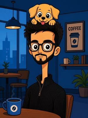 Bizarre Flat Cartoon Character - 1
