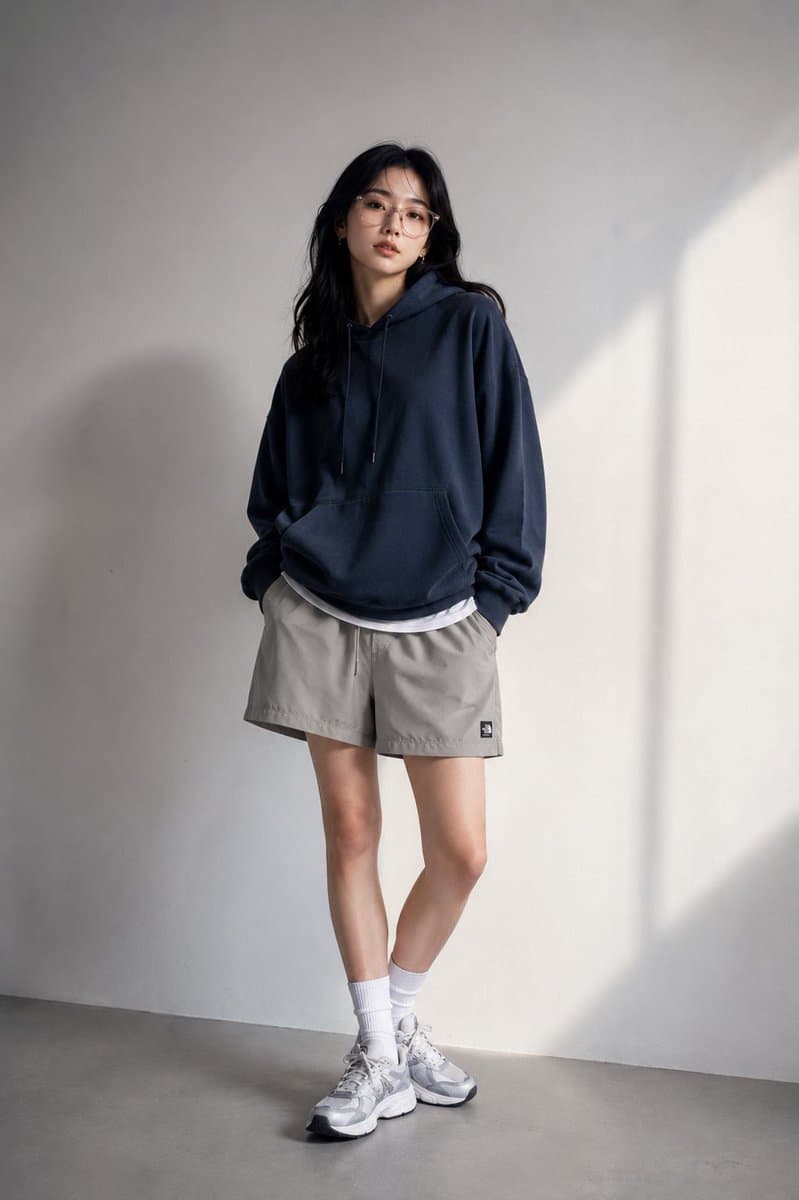 동아시아 패션 에디토리얼 인물 사진