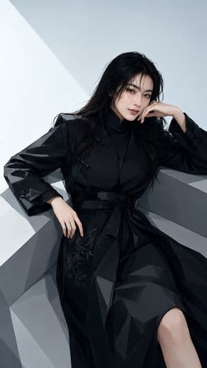 Black Neo-Chinese Fashion Cover - 4