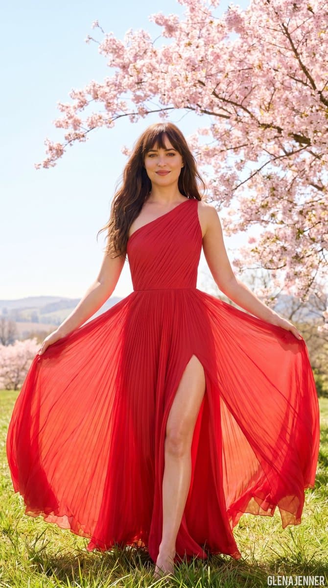 Luxury Fashion Editorial Spring Portrait