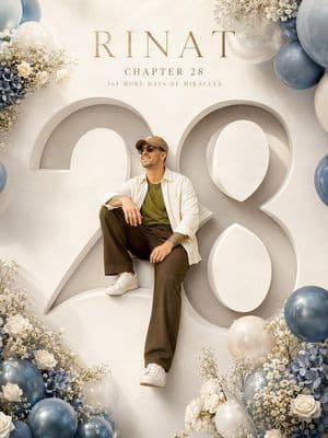 奢华生日里程碑海报 - 1