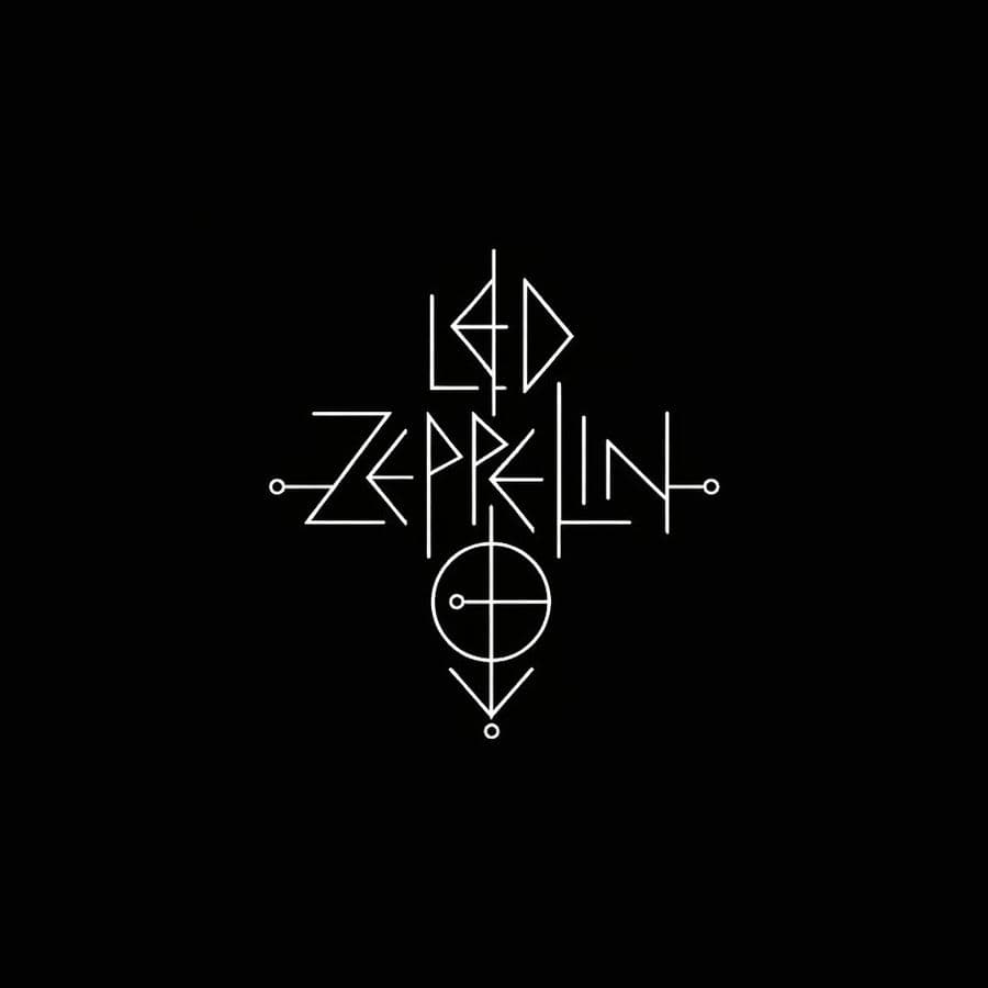 Minimalistisches Avantgarde-Künstlerlogo