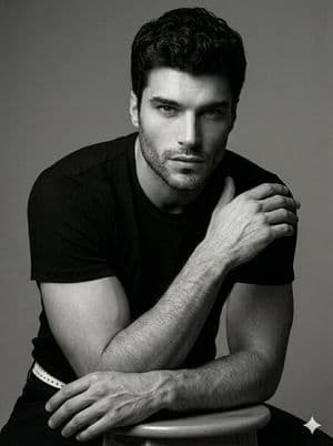 Black and White Male Studio Portrait - 2