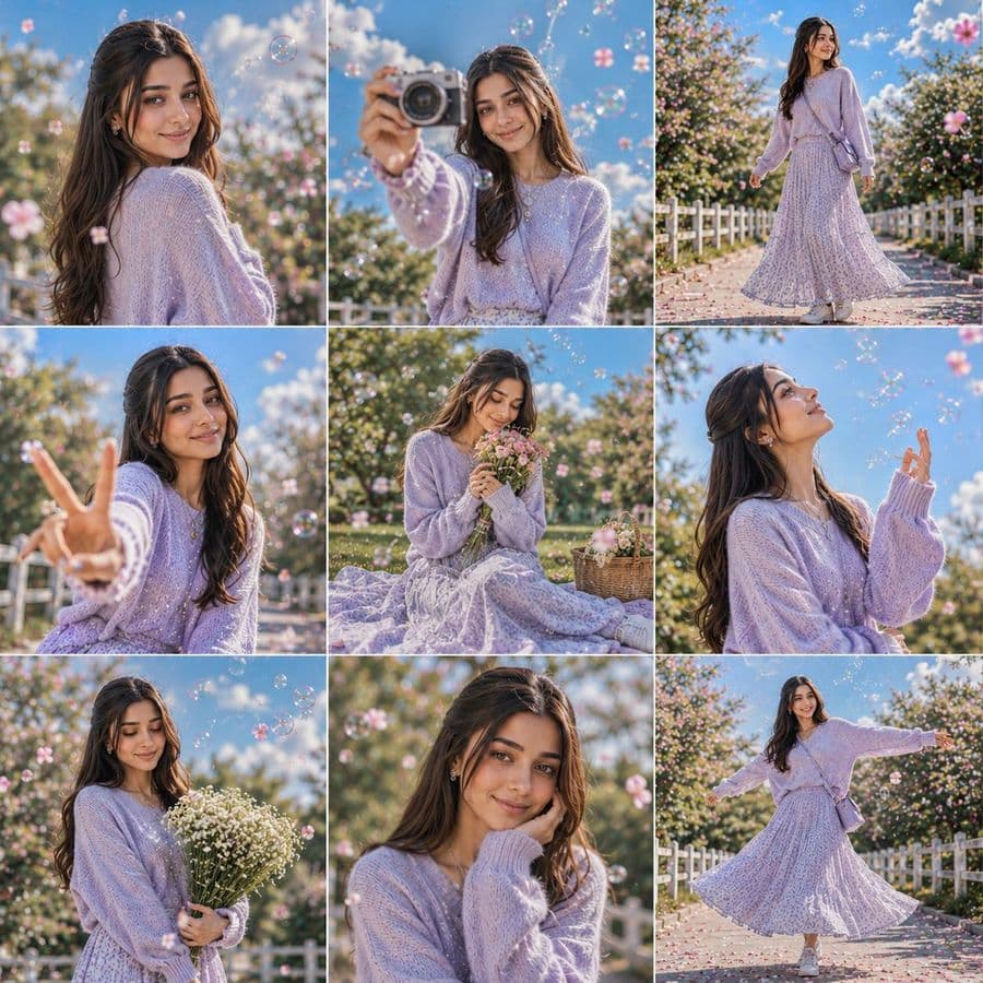Lifestyle Photo Dump Grid Collage
