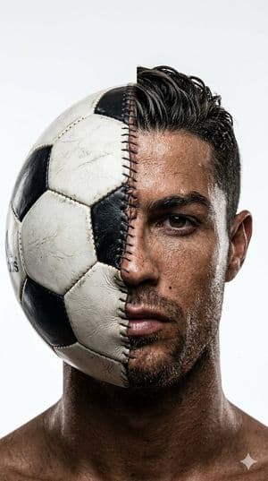 Retrato híbrido de balón de fútbol - 2