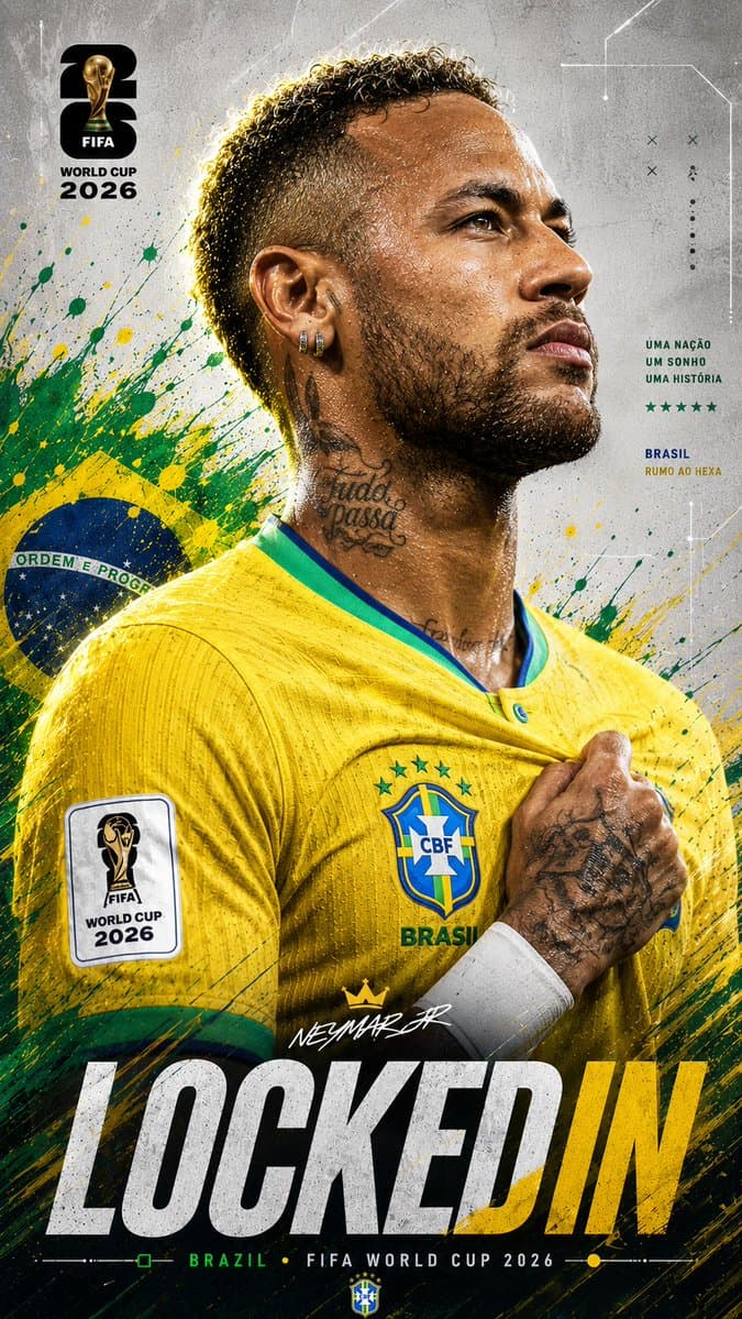 Póster deportivo de la Copa Mundial de la FIFA 2026