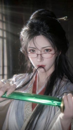 Cinematic Xianxia Swordswoman Portrait - 1