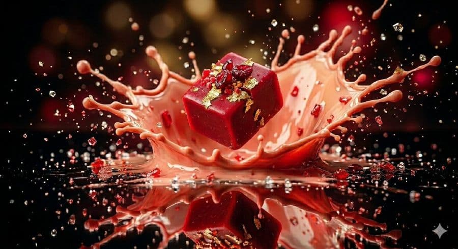 Exploding Molten Caramel Confectionery