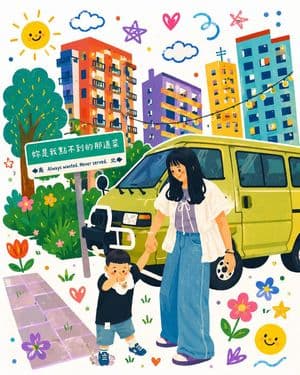 Illustration fantaisiste pour livre d'enfants