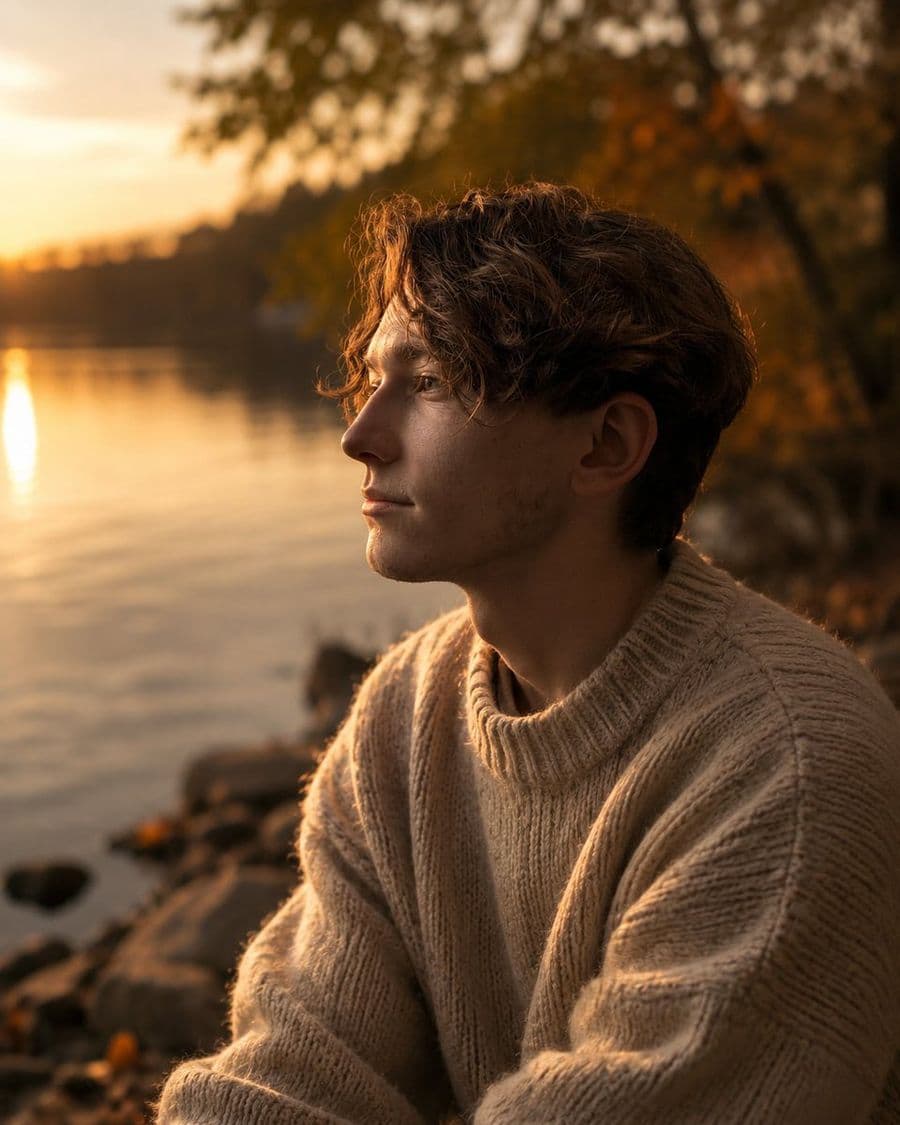 Lakeside Editorial Portrait Transformation