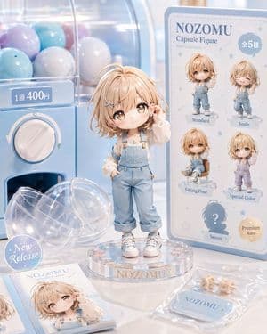 Pastel NOZOMU Capsule Figure Display - 3