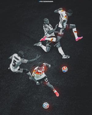 Póster de fútbol con estilo cinematográfico - 2
