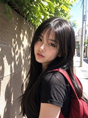 Retrato cándido de una chica japonesa - 2