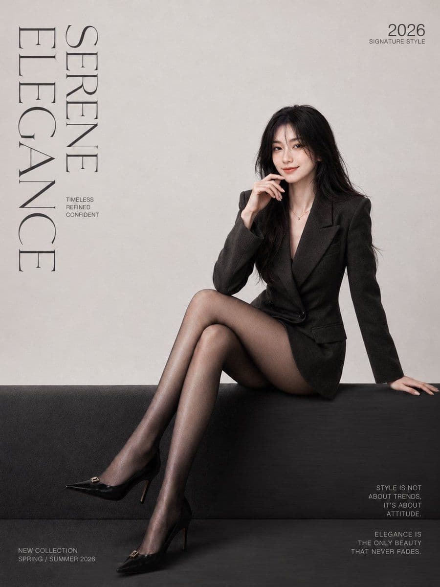 Portada de revista de moda minimalista